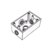 Caja Condulet FS de 1 (25.4 mm) con cuatro bocas a prueba de intemperie.