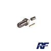 SMA Female Foldable Ring Connector for RG-58/U Cable, Nickel/Gold/Teflon.