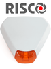 RISCO RWS50 - Wireless Outdoor Triangular Siren / Strobe Light / 433 Mhz / Compatible with Wicomm-LightSYS Plus+