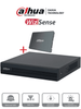 DAHUA XVR1B08-I-SSD - DVR de 8 canales 1080p Lite/ Con disco SSD de 512GB especial para Videovigilancia/ S-XVR Series/ WizSense/ H.265+/ 4 canales con SMD Plus/ Búsqueda inteligente Humanos y vehículos /