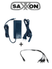 SAXXON KA3602SXF55PAQDIV5 - Fuente de Poder Regulada 12VCD 3Amper + 1 Divisor de Energía 5 Conectores macho
