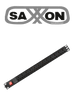 SAXXON SXPDU12P16A - Barra PDU con 12 contactos individuales, 16 A, 120 V, 1 UR, protección contra rayos, aleación de aluminio