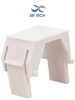 SBE TECH BLANKWT - Inserto para placa frontal, color blanco, 1 pieza, inserto ciego