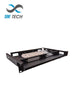 SBE TECH SBE-DFO12 - Optical Fiber Distributor, accepts up to 2 plates with 6 couplers, 1UR.