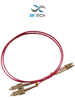 SBE TECH SBE-JUMLC-SC-1M50 - Latiguillo LC-SC, MM 50/125, OM4, dúplex, 2 mm, de 1 metro, UPC