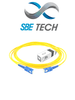 SBE TECH SBE-JUSCAPCSCAPC2MSM -Jumper de Fibra Óptica SC 2 METROS/MONOMODO / SC UPC- SC UPC/ OS2