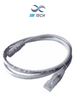 SBE TECH SBE-PCC62.0M-GY - Patch cord Cat 6, color gris, de 2 metros, con bota inyectada y moldeada