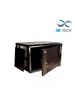 SBE TECH GNLPAR9URP- Gabinete de pared / 9 UR / Capacidad de carga de 45 Kg / Ancho 600 mm x profundidad 600 mm x alto 500 mm / Puerta delantera de cristal templado