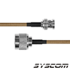 Jumper con Cable LP142 de 60 cm (23.62 Pulgadas), con Conectores BNC Macho a N Macho.