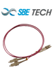 SBE TECH SBE-JUMLC-SC-2M50 - Jumper LC-SC MM 50/125 OM4 duplex 2 mm, 2 metros, UPC
