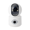 Cámara de doble lente 3MP | Wifi | Auto-seguimiento | Detección de movimiento | Audio de 2 vías | Almacenamiento de hasta 128GB