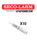 Seco-Larm 10PKW - Paquete de 10 Contactos magnéticos BLANCOS de 3/4