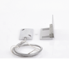 Contacto Magnético para Piso Uso Rudo / GAP 75 mm (3 in) / Cable Blindado 55 cm / Placa de Montaje en L / 12 VCC