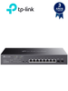 TP-LINK SG2210MP - Switch JetStream SDN gestionable con 8 puertos de 10/100/1000 Mbps y 2 puertos SFP, equipado con 8 puertos PoE y un presupuesto total de 150W. Permite la administración centralizada a través de OMADA SDN.