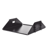Double Tray for Supporting Equipment in 432 mm Deep, 19in, 3UR Racks, Black Color