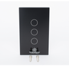 (Wifi) Apagador switch inalámbrico WIFI, control de 3 regresos de carga, 110V