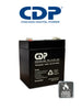 CDP B-12-4.5 SLB 12-4.5 - 12V 4.5AH Backup Battery / Maintenance-Free and Easy Installation Battery / Compatible with CCTV and DSC