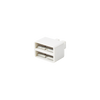 Clip de Puente, Para Uso con Regletas S66 de Siemon, de 1 Par, Color Blanco