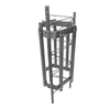 Herraje para 6 antenas sectoriales compatible con tramo STZ35G.