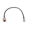 Jumper de 30 cm (11.81 pulgadas) Fabricado con Cable RG-58U-SYS, Conector N y Conector TNC en el Otro Extremo