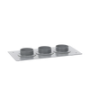 Thru-Wall Plate, 3-Boot, 4-Way