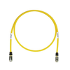 Patch Cord Cat6A, Blindado S/FTP, CM/LS0H, 1.5 Metros (4.92 Pies), Color Amarillo