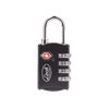 Combination Lock for Luggage, Black, TSA / Size 30 mm / Security Level 3 / Programmable Discs.