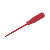 Red 1000V flathead screwdriver 1/4 x 5-7/8”
