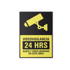 Etiqueta de Videovigilancia en Vinilo Adhesivo Mate / Paquete con 10