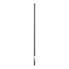 1.2m Black Corner Post for Galvanized Tube Electric Fence cal. 18 of 1Diam. for 5 Insulators (Not included).
