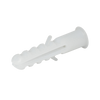 Taquete blanco #6 / Bolsa con 25 unidades.