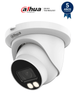 DAHUA DH-IPC-HDW5449TM-SE-LED-0280B - Cámara IP Domo FullColor 4MP, lente de 2.8mm 135°, H.265, Acupick, Wiz Mind, alcance de 30m, micrófono integrado, detección facial, protección perimetral, conteo de personas, ranura Micro SD, ePoE, IP67, SMD 3.0.