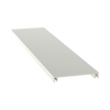 Cubierta para canaleta T-70, de PVC rígido, 70.1 x 9.1 x 2400 mm, Color Blanco Mate