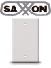 SAXXON A175 - Placa de pared ciega / Sin puertos / Color blanco