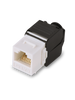 SAXXON M242C5 - Módulo jack keystone RJ45 / Sin herramientas / 8 hilos / CAT 5E / Compatible con calibres AWG 22-26 / Color blanco
