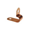 Copper Clamp for Fixing Cable to the Wall.