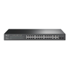 JetStream 24-Port 10/100 Mbps PoE+ SDN Managed Switch + 2-Port 10/100/1000 Mbps (Uplink) + 2 SFP Ports (combo 2 10/100/1000 Mbps RJ45), 250W, OMADA SDN Centralized Management