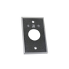 Tapa rectangular aluminio para contacto de 40.3 mm, tipo RR a prueba de intemperie.