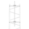 Brazo para Sección #4 Torre Titan con Herrajes y Mástil de 6 (1.8m).