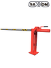 SAXXON EH50L - Manual barrier for vehicular access control / 5 Meters / Aluminum arm / REFLECTORS / Red Color / On Request D.T. of 2 to 3 Weeks