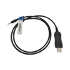 Programming cable for various ICOM portable radios with 3.5 mm connector