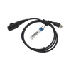 Programming cable for HYT PD700/ PD702/ PD780/ PD782/ PD788/ PD580 radios.