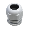 White Plastic Gland Type Connector for NPT 3/4 Thread