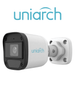 UNIARCH UACB112AF28 - CÁMARA ANALÓGICA BULLET / 2MP / AHD/TVI/CVI/CVBS / LENTE 2.8mm F2.0 / MICRÓFONO-INTEGRADO / IR 20M / DWDR / IP67 / 3-AXIS