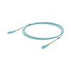 Jumper de Fibra Óptica Multimodo LC-LC Duplex 10 G, 50/125 OM3, Color Aqua, 3 Metros (9.84 Pies)