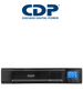 CDP UPO11-1RT AX - UPS de 1000VA y 1000W con 8 terminales, 4 programables, pantalla LCD, 5 min de respaldo a plena carga, disponible sobre pedido.