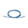 Cable de Parcheo TX6, UTP Cat6, Diámetro Reducido (28AWG), Color Azul, 0.61 Metros (2 Pies)