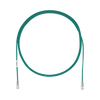 Cable de Parcheo TX6, UTP Cat6, Diámetro Reducido (28AWG), Color Verde, 1.52 Metros (5 Pies)