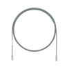 Cable de Parcheo TX6, UTP Cat6, Diámetro Reducido (28AWG), Color Gris, 1.52 Metros (5 Pies)