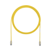 Cable de Parcheo TX6, UTP Cat6, Diámetro Reducido (28AWG), Color Amarillo, 1.52 Metros (5 Pies)